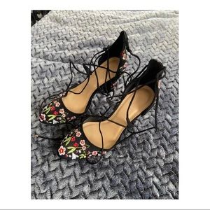 Embroidered Heels
